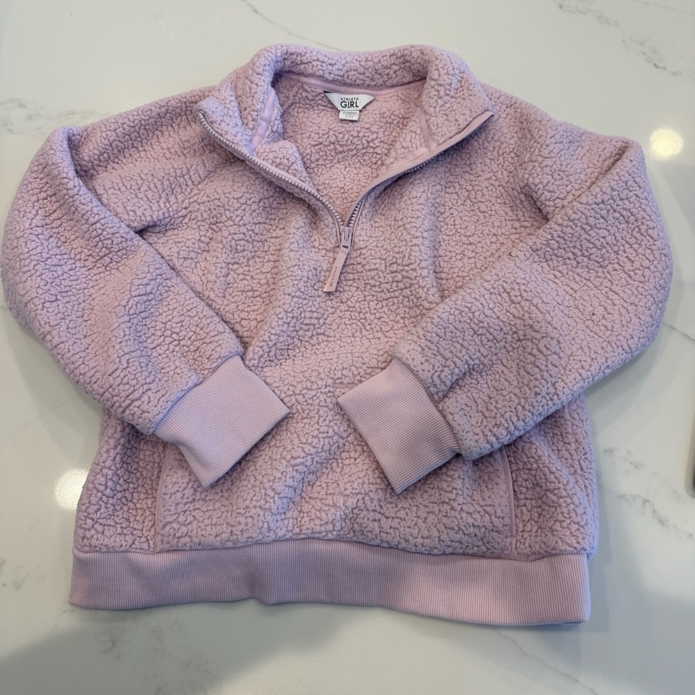 Athleta Girl So Snug Sherpa Half Zip